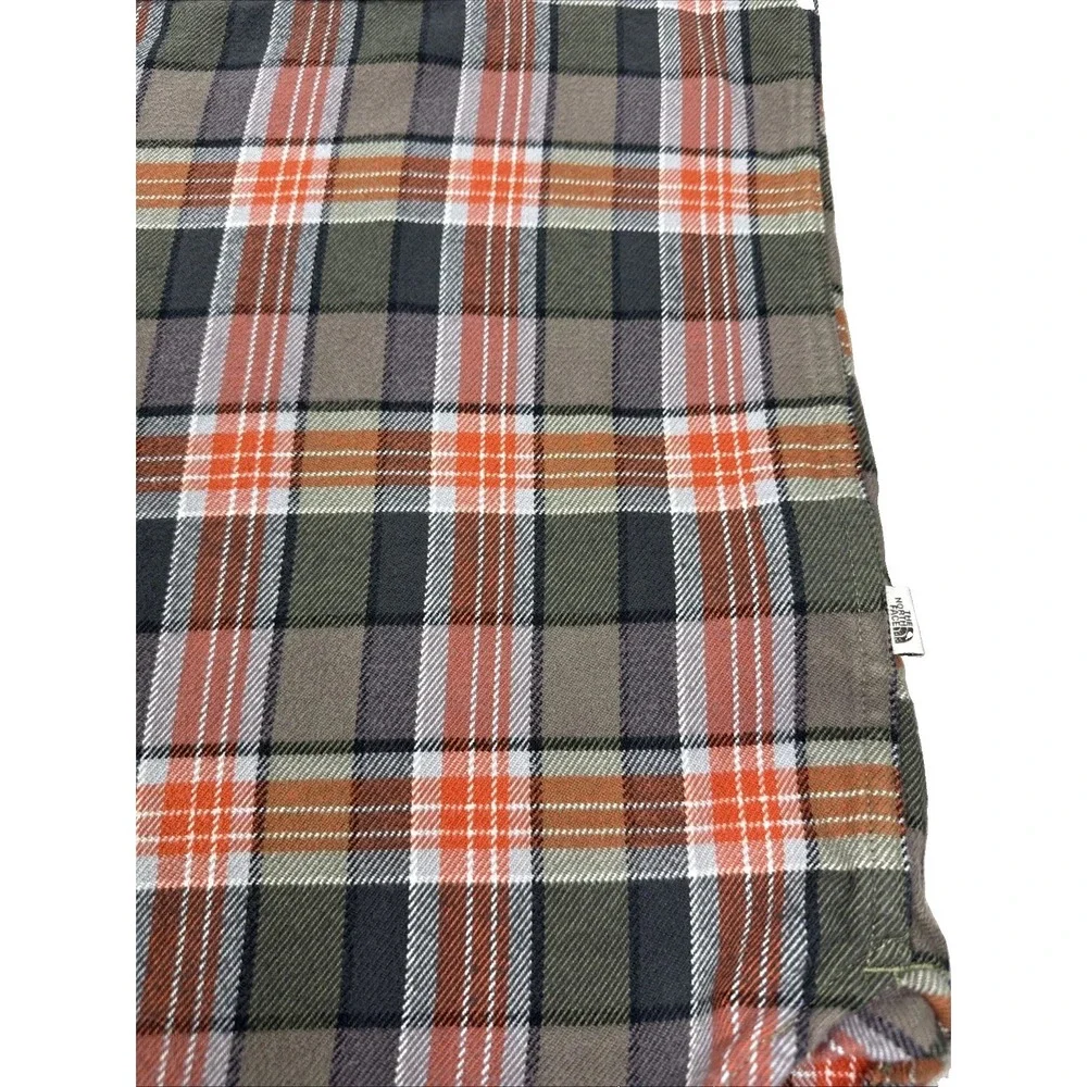 The North Face Shirt Men's XXL Plaid Flannel  Green Long Sleeve